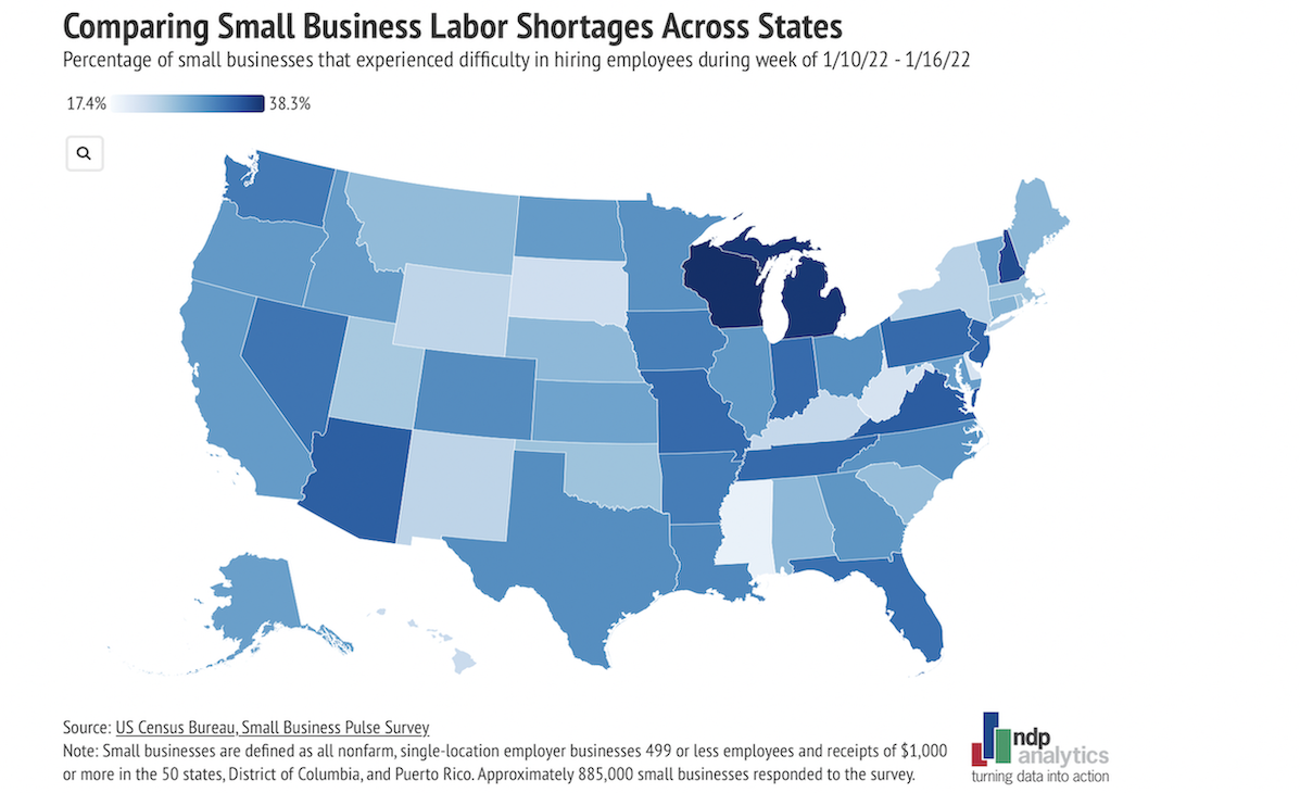 Comparing Small Business Labor Shortages Across States - ndp | analytics